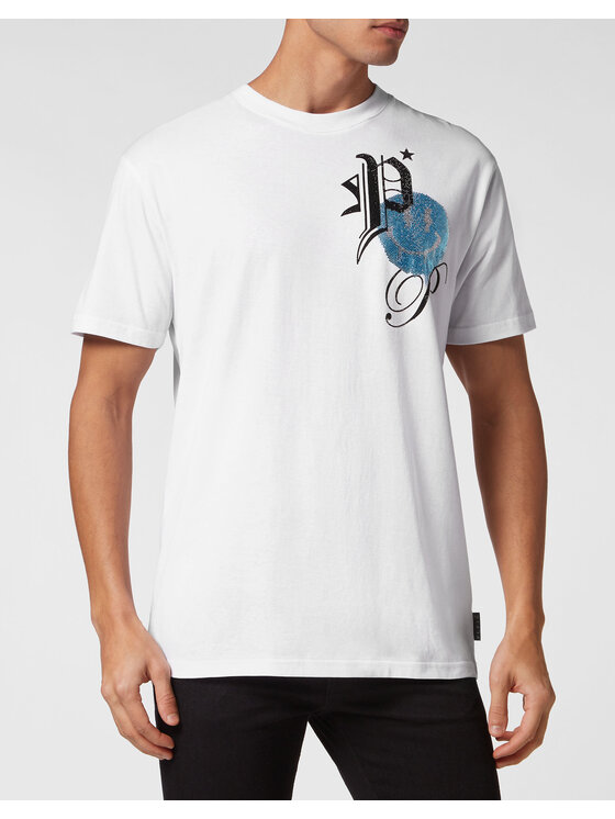 PHILIPP PLEIN PHILIPP PLEIN T-Shirt 9297 Bílá Regular Fit