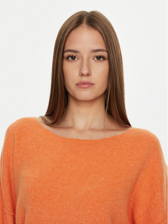 American Vintage American Vintage Pullover Damsville DAM225H24 Orange Loose Fit
