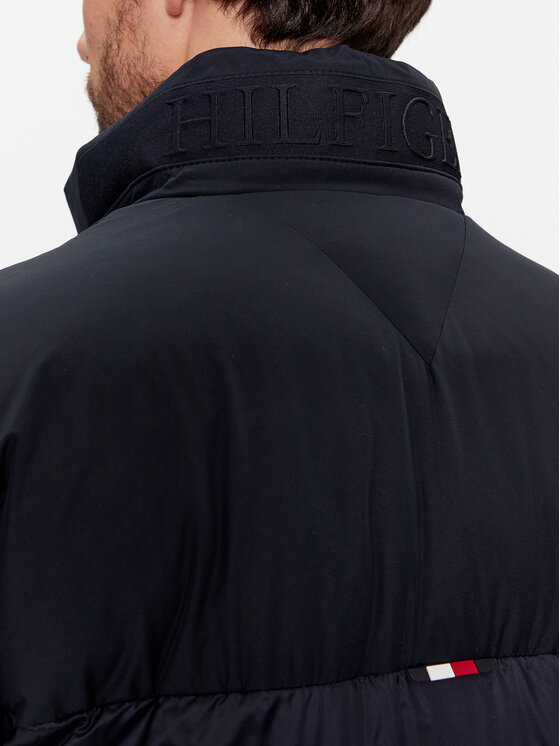Tommy Hilfiger Tommy Hilfiger Kurtka zimowa Tech Stand Collar MW0MW27586 Granatowy Regular Fit