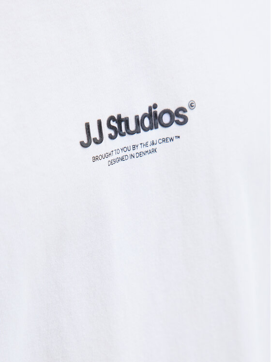 Jack&Jones Jack&Jones Majica Soho 12278787 Bela Relaxed Fit