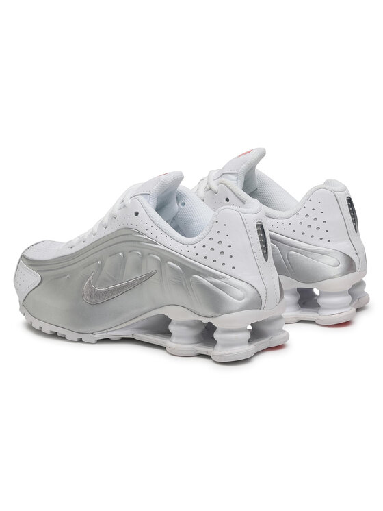 Nike Nike Сникърси Shox R4 (GS) BQ4000 100 Бял