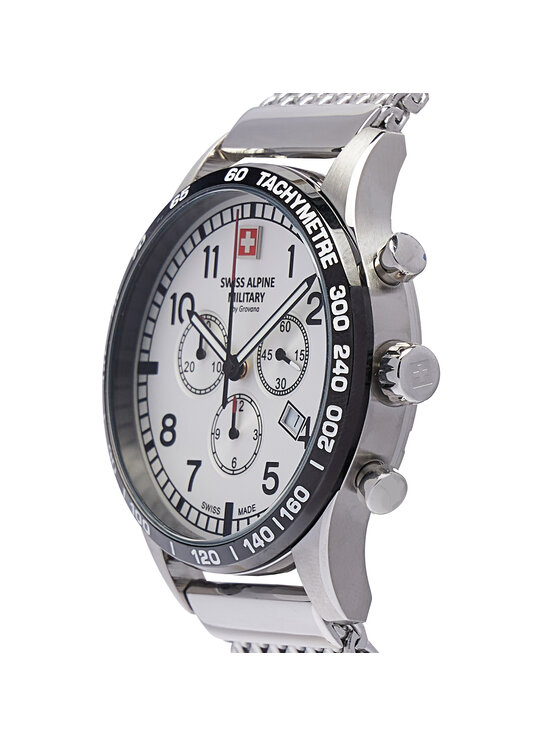 Swiss Alpine Military Laikrodis Aviator 1746.9132 Sidabrin Modivo.lt