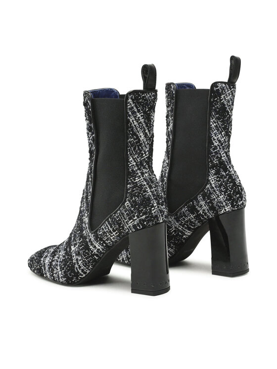 Pollini Pollini Μποτάκια SA24108G1HTN100A Μαύρο