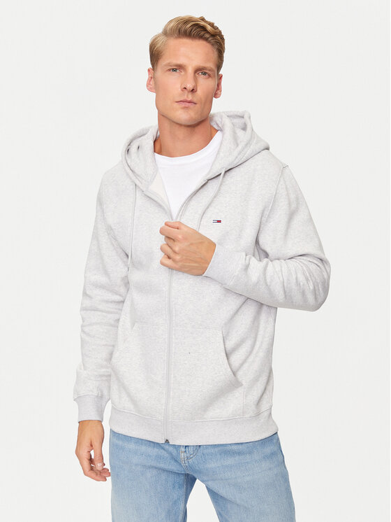 Tommy Jeans Tommy Jeans Mikina DM0DM20743 Šedá Regular Fit