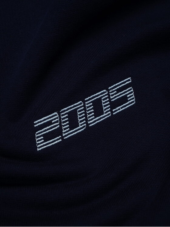 2005 2005 Mikina Basic Modrá Oversize