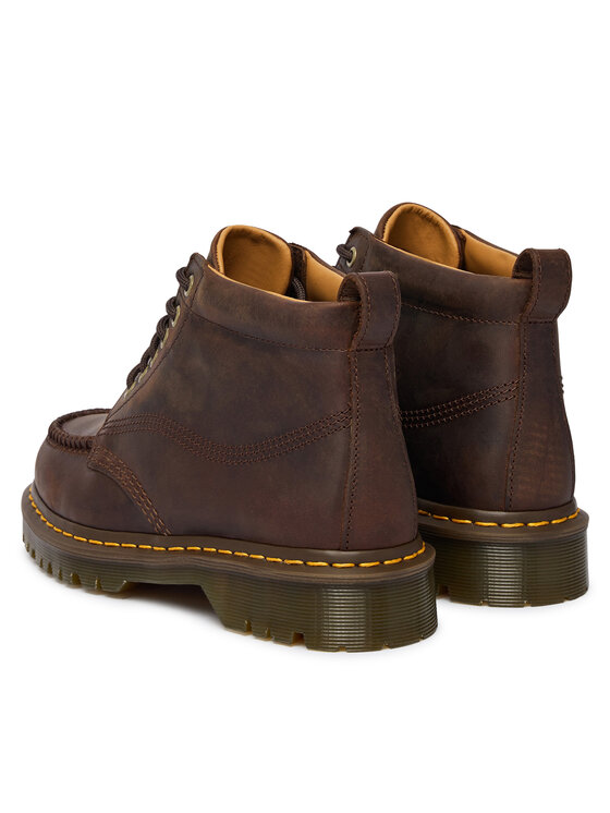 Dr. Martens Dr. Martens Kotníková obuv Lowell Chukka DM43350201 Tmavě hnědá