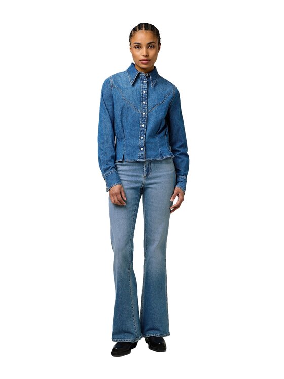 Wrangler Wrangler Jeans 112371139 Blu Bootcut Fit