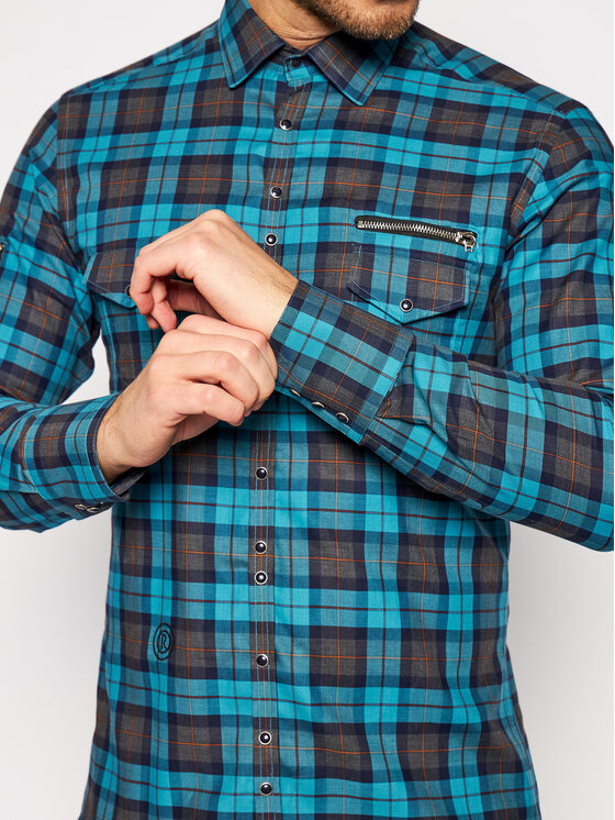 Camicia Thieve 1 Blu Regular Fit