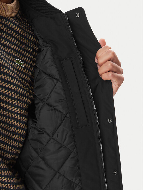 Lacoste Lacoste Bunda bomber BH1204 Černá Regular Fit