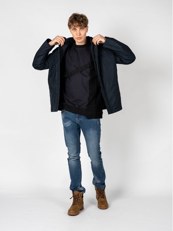 Geox Geox Bunda pro přechodné období M2620U TF373 Tmavomodrá Slim Fit