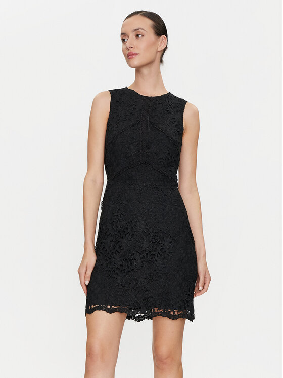 Morgan Rochie cocktail 241-RADIA Negru Regular Fit
