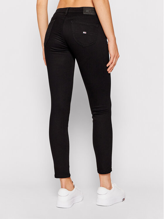 Tommy Jeans Tommy Jeans Traperice Sophie DW0DW09217 Crna Skinny Fit