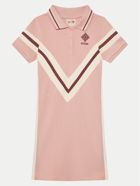 Guess Každodenné šaty J5RK45 KCOK1 Ružová Regular Fit