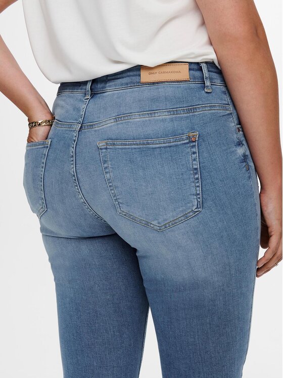 ONLY Carmakoma ONLY Carmakoma Blugi 15198408 Albastru Skinny Fit