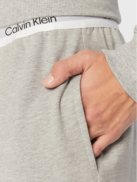Calvin Klein Underwear Calvin Klein Underwear Spodnie piżamowe 000NM2302E Szary Relaxed Fit