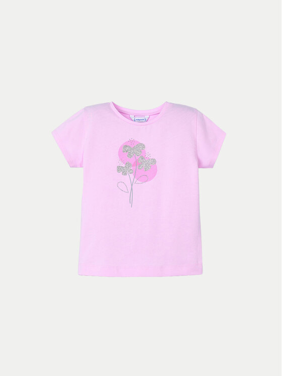 Dziewczęcy T-Shirt Mayoral, Rozmiar 10Y, Różowy, 174