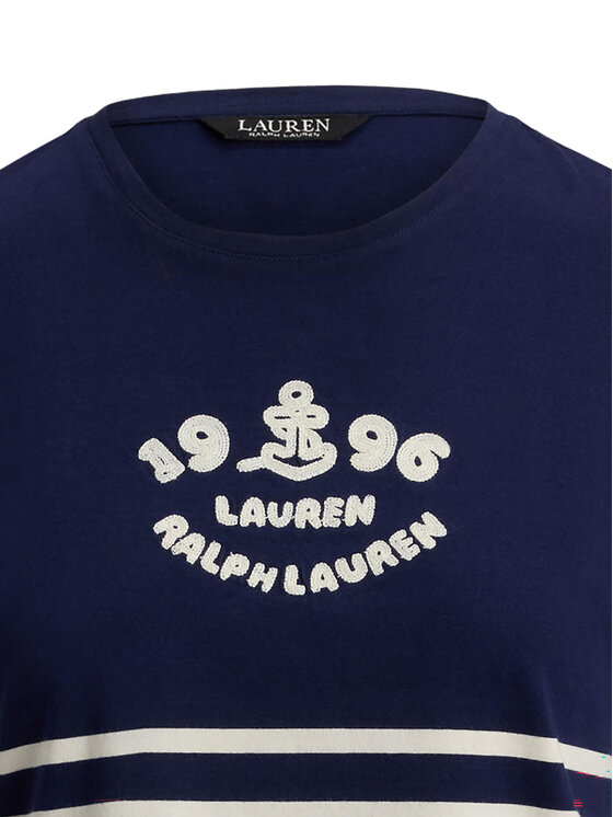 LAUREN RALPH LAUREN LAUREN RALPH LAUREN T-shirt 200B21056001 Blu scuro Relaxed Fit