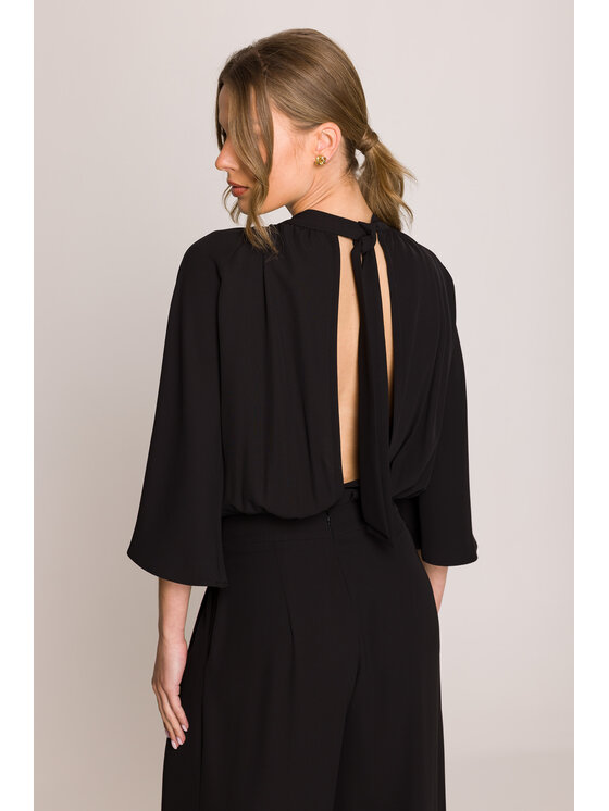 Stylove Stylove Jumpsuit S397 Nero Sexy Straight Fit