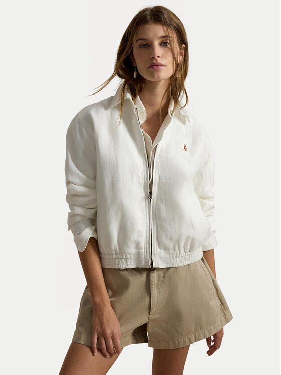 Polo Ralph Lauren Polo Ralph Lauren Pārejas jaka 211938915007 Balts Relaxed Fit