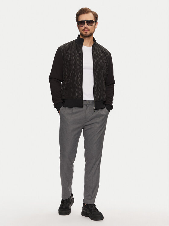 KARL LAGERFELD KARL LAGERFELD Prechodná bunda 505098 551517 Čierna Regular Fit