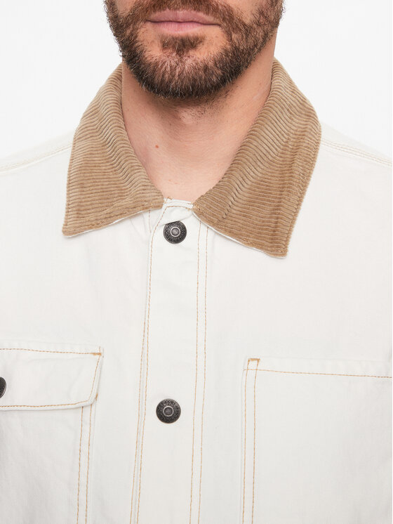 Jack & Jones Jack & Jones Дънково яке Steel 12231171 Екрю Regular Fit