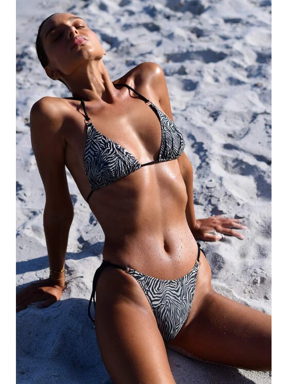Love and Hate Love and Hate Bikini Zebra Nero
