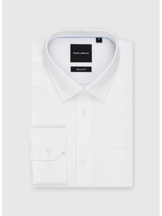 Pako Lorente Pako Lorente Koszula P25WF-1X-029 Biały Regular Fit