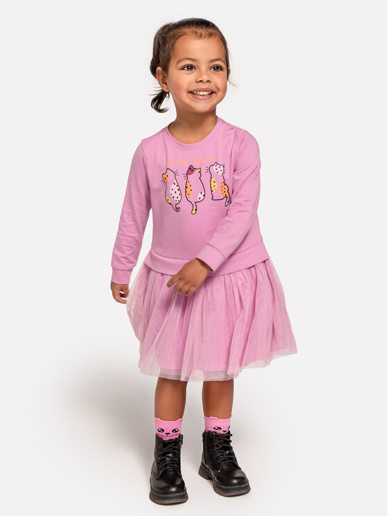 Coccodrillo Coccodrillo Kötött ruha WC4129102CEN Rózsaszín Regular Fit