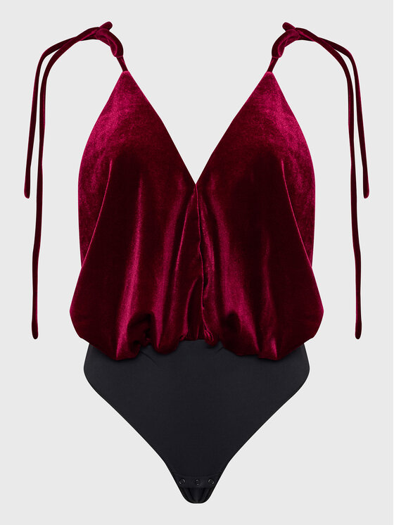 Undress Code Undress Code Боді Once In A Blue Moon 479 Бордовий Regular Fit