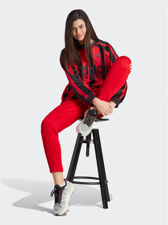Blusa Jacquard Long-Sleeve Top Jersey IC6634 Nero
