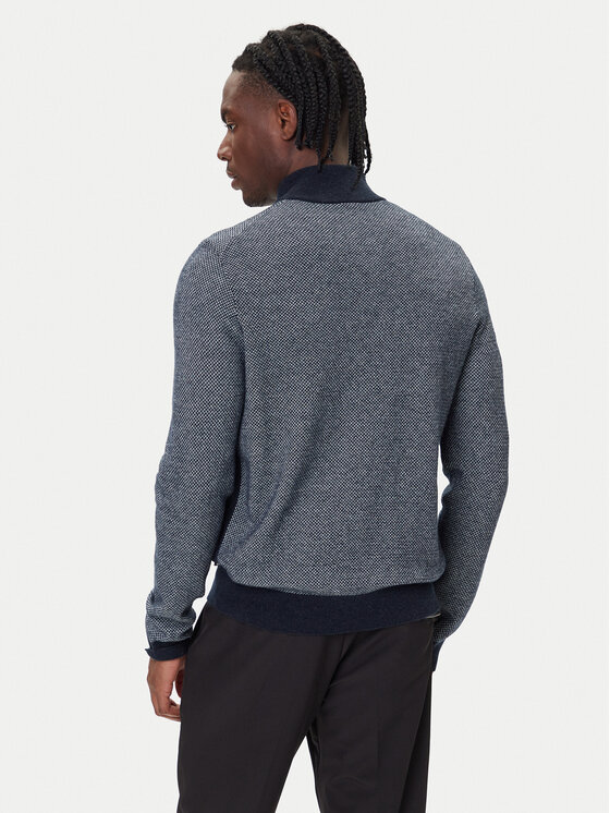 BOSS BOSS Svetr H-Hettore 50549976 Tmavomodrá Regular Fit
