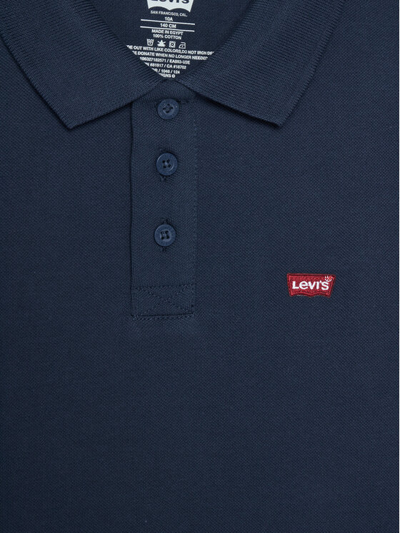 Levi's® Levi's® Тениска с яка и копчета 9EA893-U2E Тъмносин Regular Fit