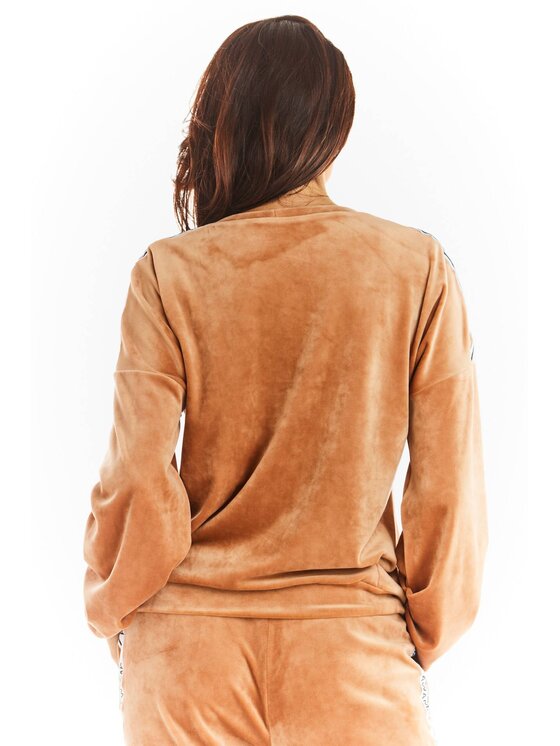 Awama Awama Mikina A374 Béžová Basic Fit