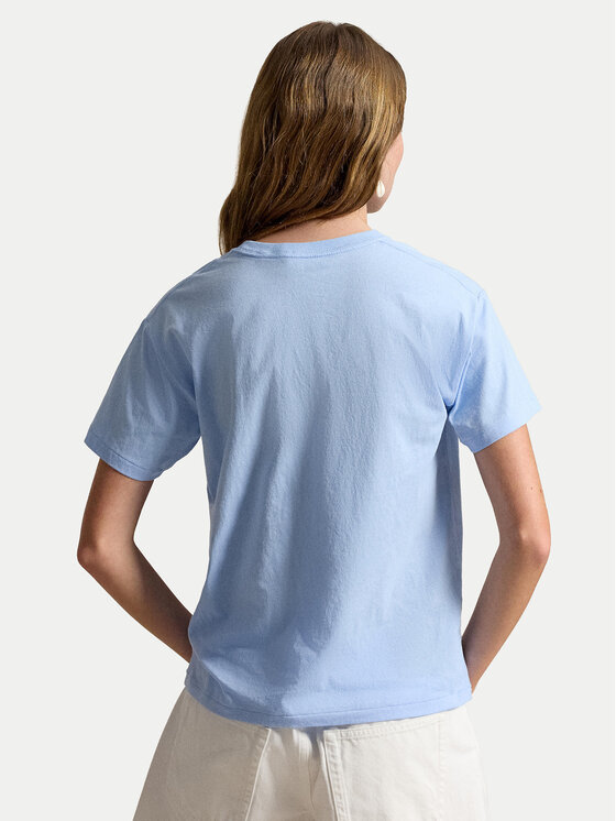 Polo Ralph Lauren Polo Ralph Lauren T-Shirt 211A12734001 Světle modrá Relaxed Fit