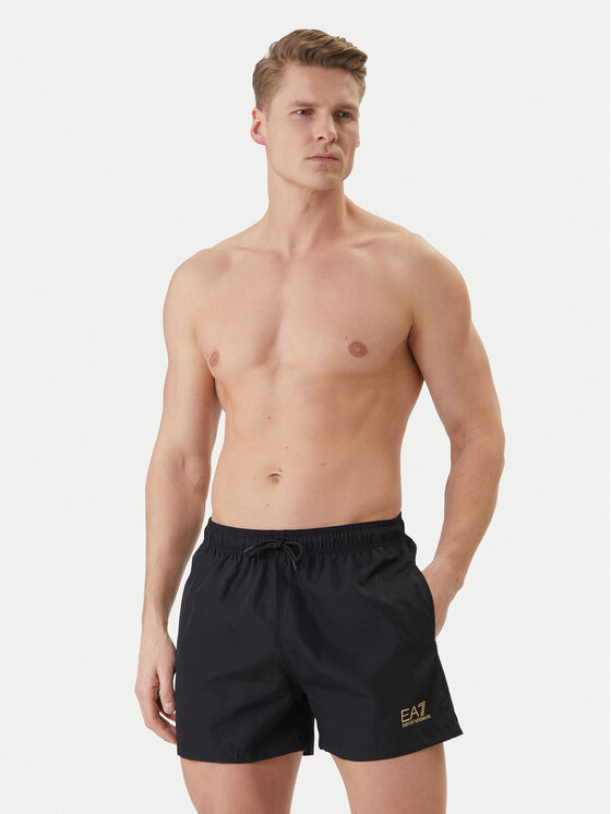 EA7 Emporio Armani EA7 Emporio Armani Плувни шорти 7M001677 AF13019 MC004 Черен Regular Fit