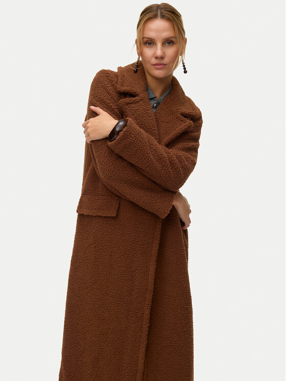 Vero Moda Vero Moda Kožich Teresa 10333681 Hnědá Regular Fit
