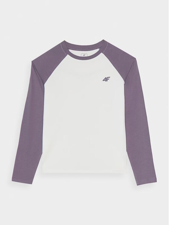 4F 4F Longsleeve 4FJWAW24TLONF291-51S Viola Regular Fit