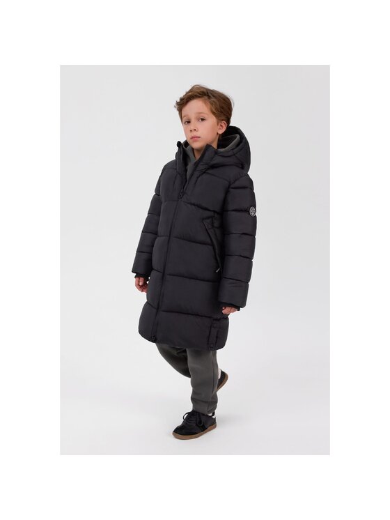 minoti minoti Kurtka zimowa 33COAT510 Czarny Longline Fit