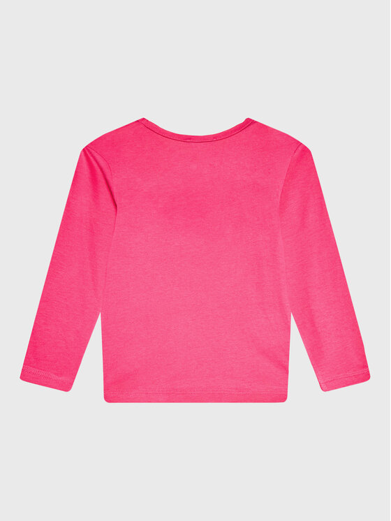 United Colors Of Benetton United Colors Of Benetton Bluzka 3ATNG105X Różowy Regular Fit