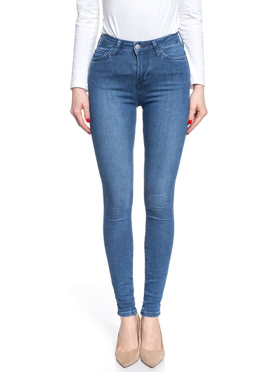 Mustang Mustang Jeansy ZOE SUPER SKINNY Niebieski Skinny Fit