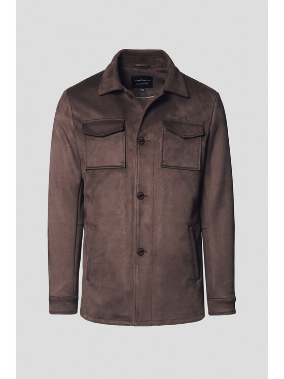 Lancerto Lancerto Kurtka koszulowa Tagus KU068224000011 Brązowy Regular Fit
