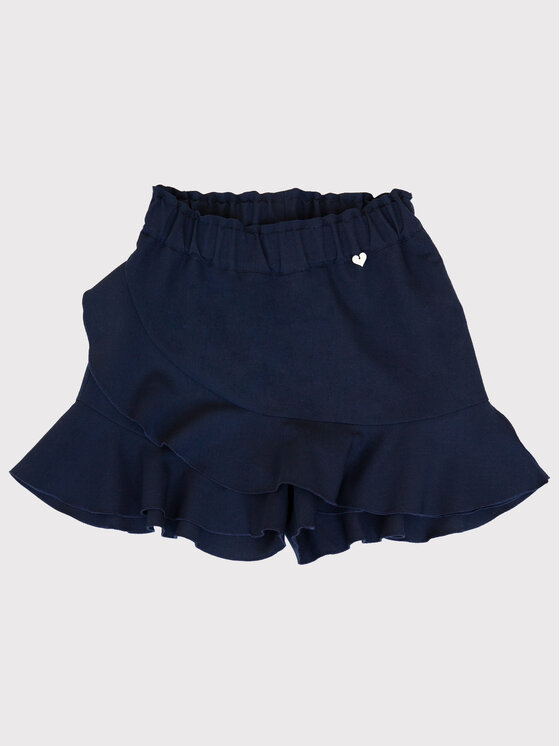 SLY SLY Szorty materiałowe 3S-402B Granatowy Comfortable Fit