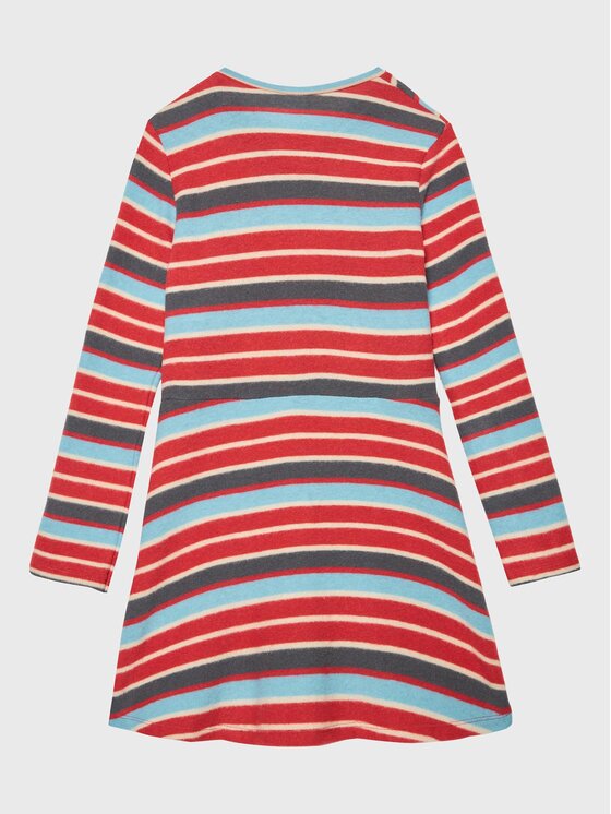 United Colors Of Benetton United Colors Of Benetton Kleid für den Alltag 3FVTCV008 Rot Regular Fit