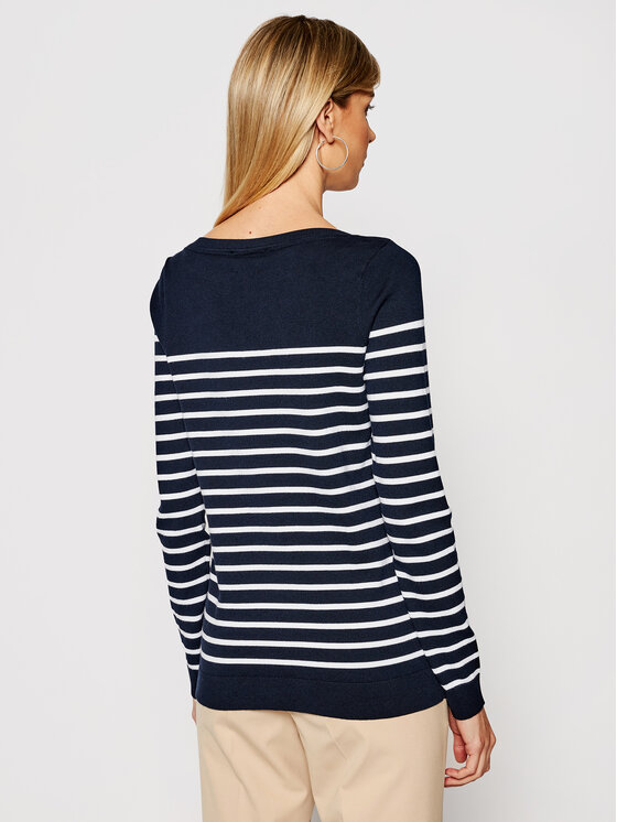 Tommy Hilfiger Tommy Hilfiger Sweater Heritage Boat WW0WW22046 Sötétkék Regular Fit