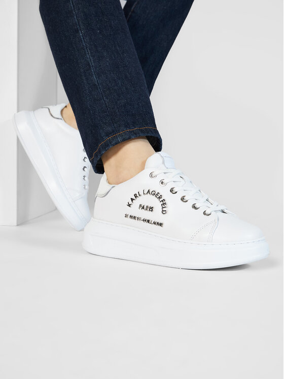 KARL LAGERFELD KARL LAGERFELD Sneakersy KL62539 Biela