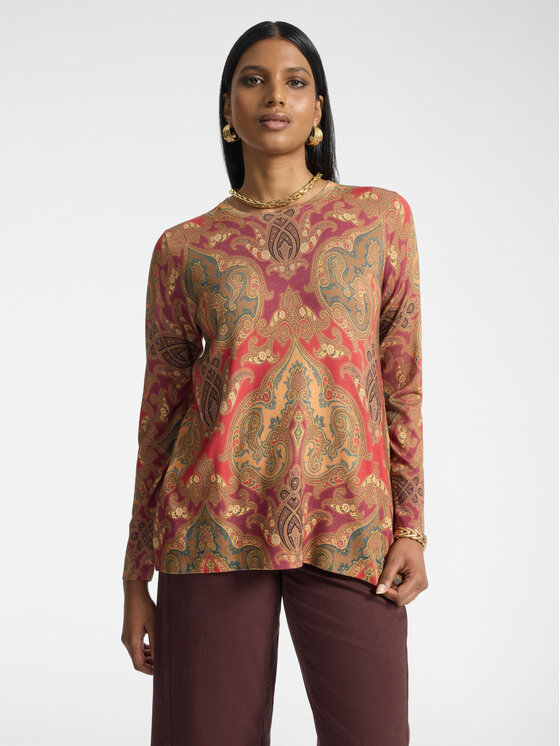 Elena Mirò Elena Mirò Sweter M101Z000866N0S1 Pomarańczowy Regular Fit