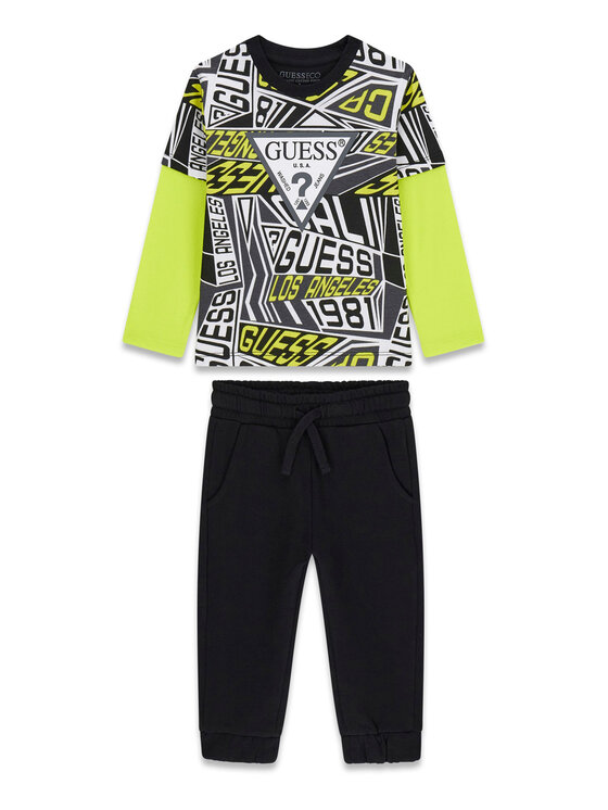 Guess Guess Blūzes un bikšu komplekts N6RG00 K8HM4 Daudzkrāsains Regular Fit