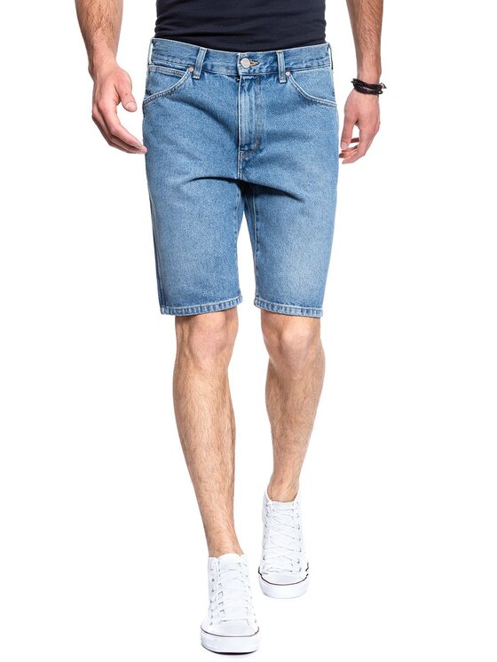 Wrangler Wrangler Pantaloncini di jeans DENIM SHORT Blu Regular Fit