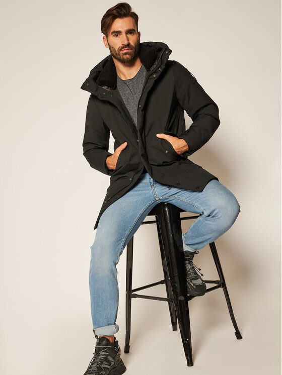 Parka CM6553TBTM Nero Regular Fit