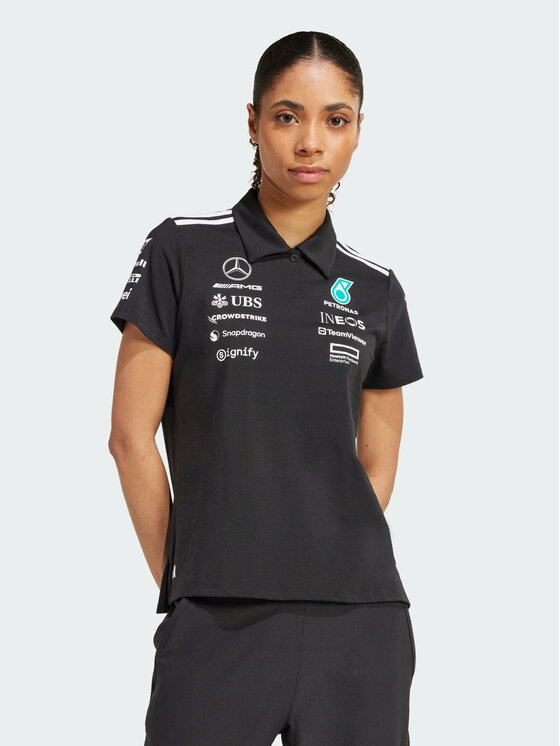 adidas adidas Polo 148075 Czarny Regular Fit